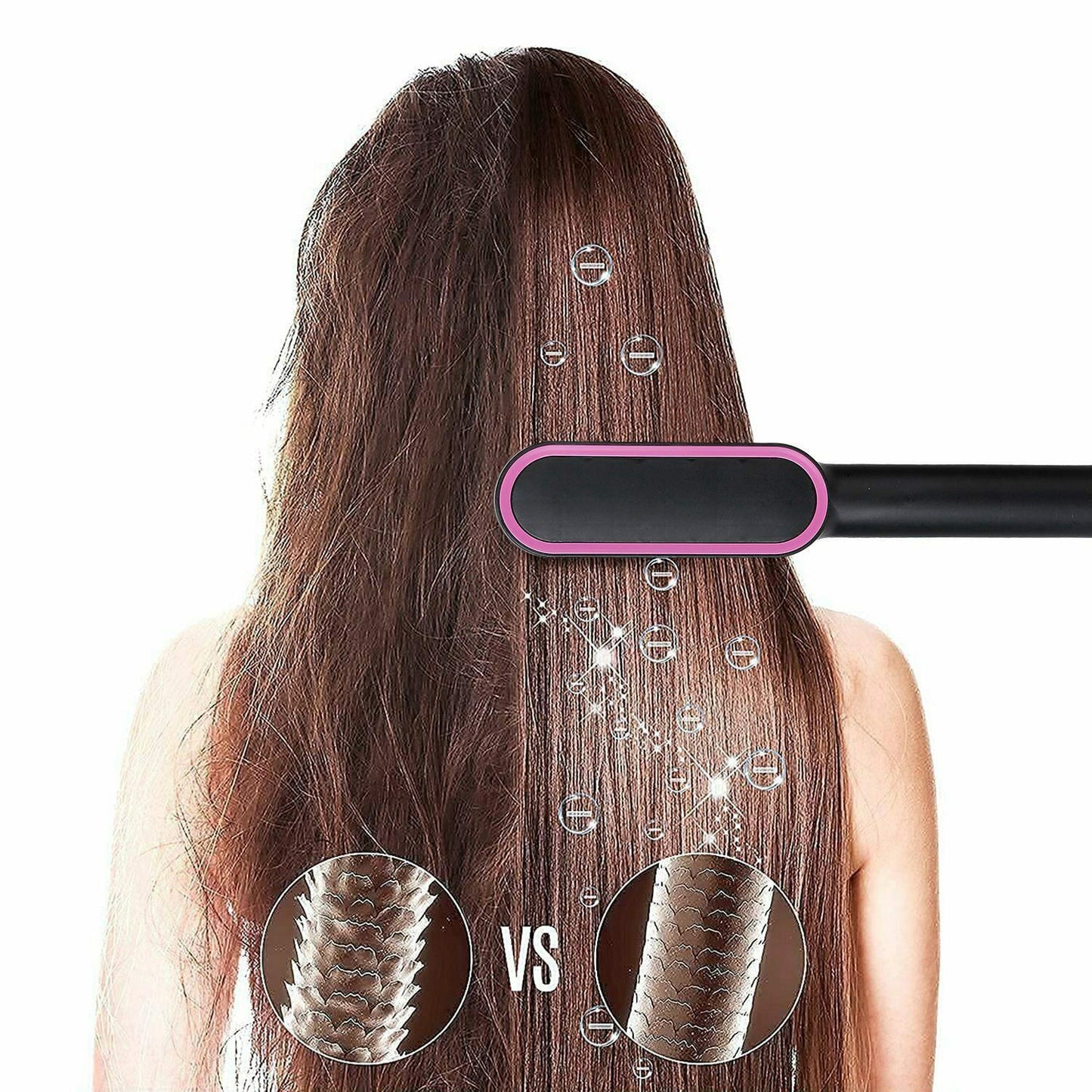 Hair Dryer And Straightening Brush